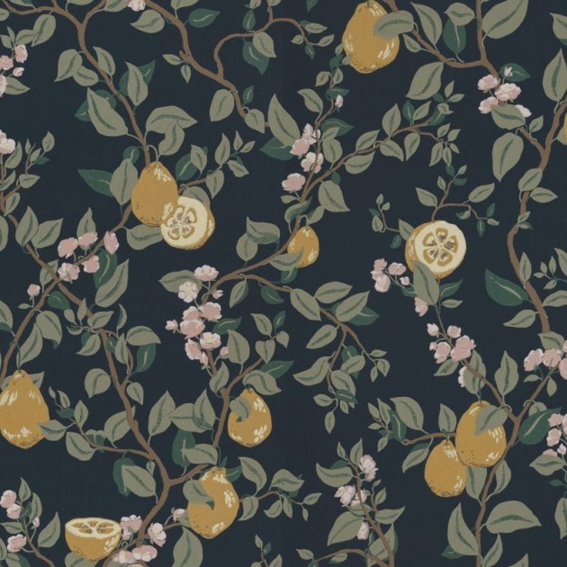 Tapeta Sandberg Arboretum 432-96 Kvitten Dark Blue