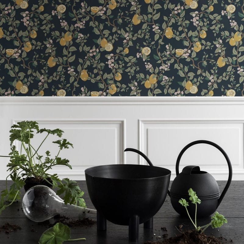 Tapeta Sandberg Arboretum 432-96 Kvitten Dark Blue