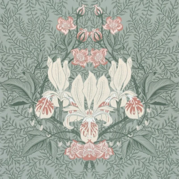 Tapeta Sandberg Flora Sandbergica 412-68 Siri Green