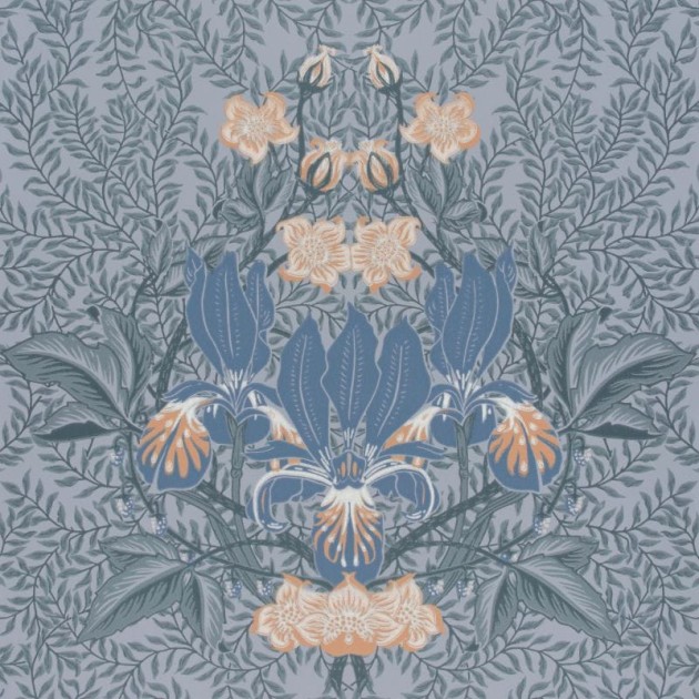 Tapeta Sandberg Flora Sandbergica 412-77 Siri Blue