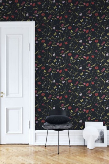 Tapeta Sandberg Flora Sandbergica 435-81 Christophe Black