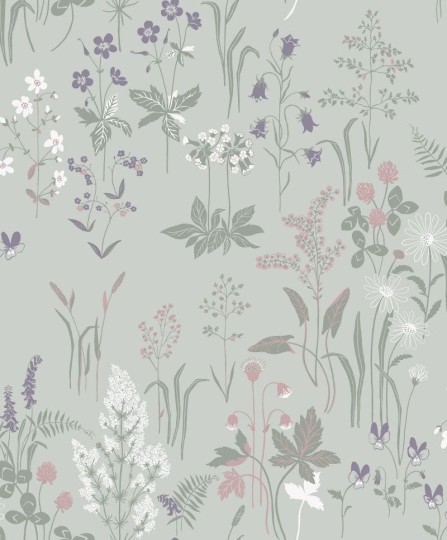 Tapeta Sandberg Flora Sandbergica 553-27 Flora Turquoise