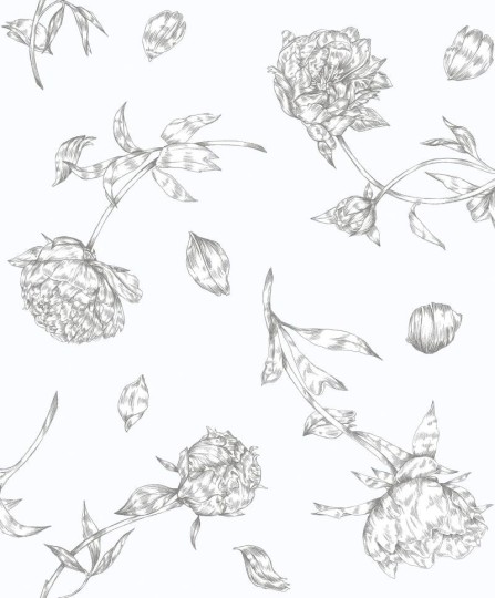 Tapeta Sandberg Flora Sandbergica 586-01 Mandaleen White