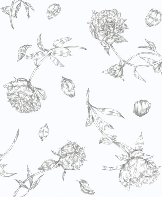 Tapeta Sandberg Flora Sandbergica 586-01 Mandaleen White