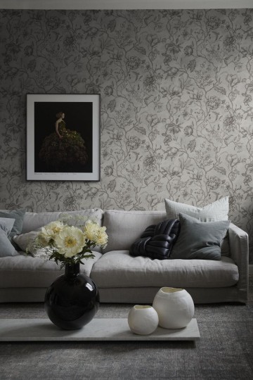 Sandberg 244-31 Kolonin Linda Sandstone - tapeta w kwiaty magnolii