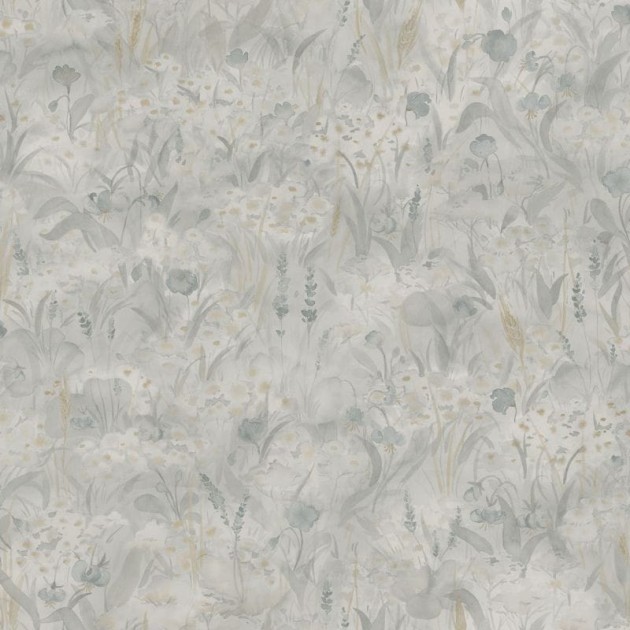 Sandberg 246-16 Kolonin Tove Misty Blue - tapeta akwarelowa łąka