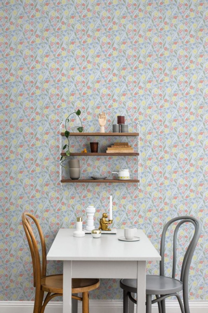 Tapeta Sandberg Signatur 417-06 Juniflora Light Blue