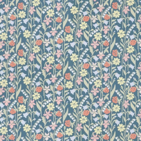 Tapeta Sandberg Signatur 417-77 Juniflora Dark Blue