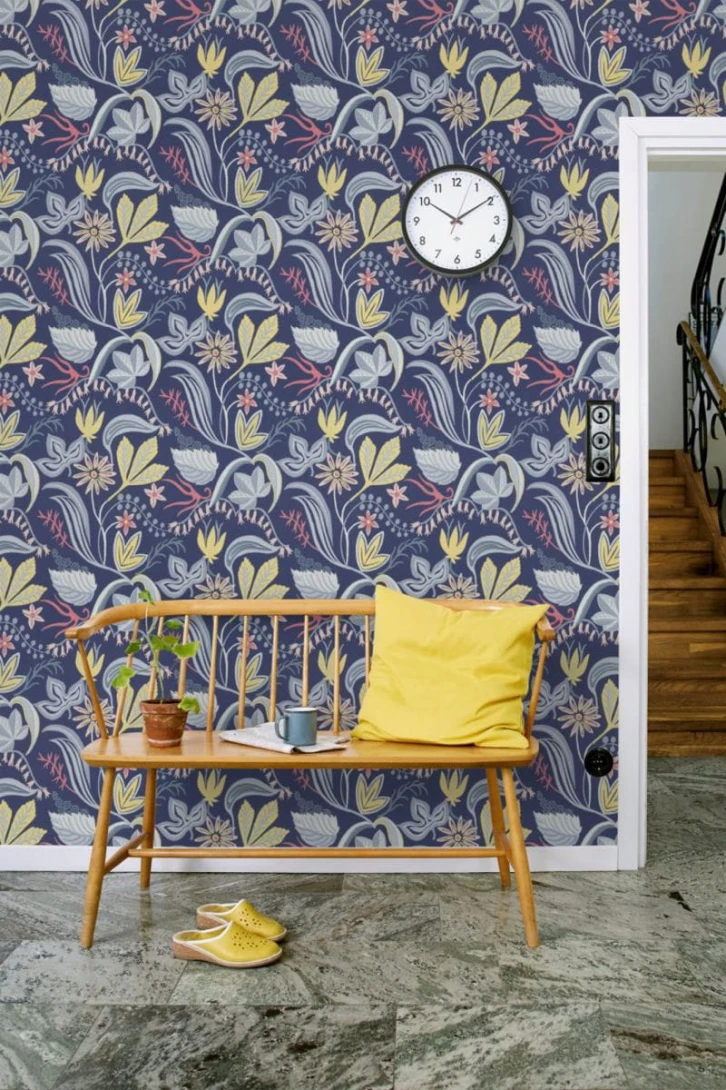 Tapeta Sandberg Signatur 419-86 Saro Dark Blue