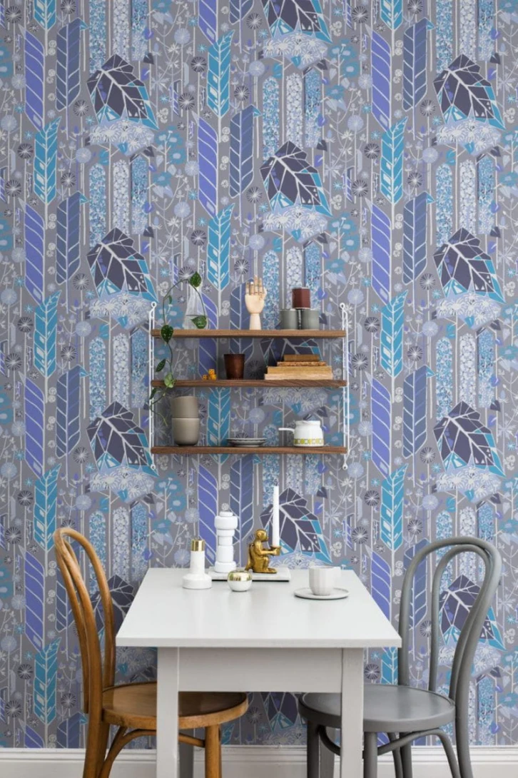 Tapeta Sandberg Signatur 421-66 Senecio Blue