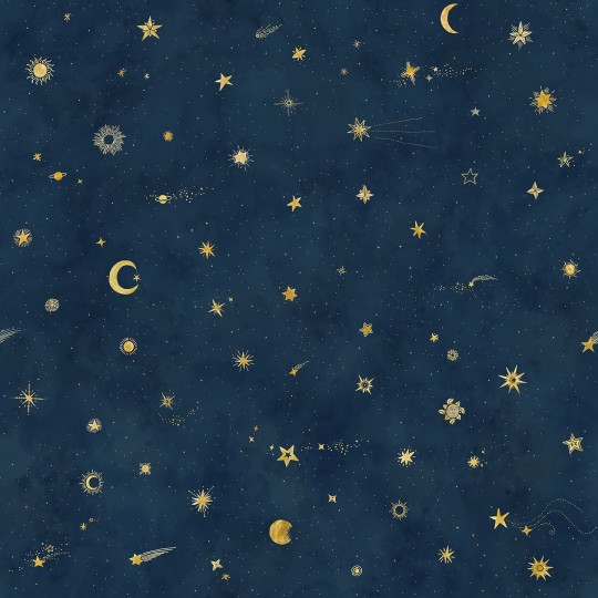 Sandberg 659-96 Lofstad Starry Sky Petrol - mural droga mleczna