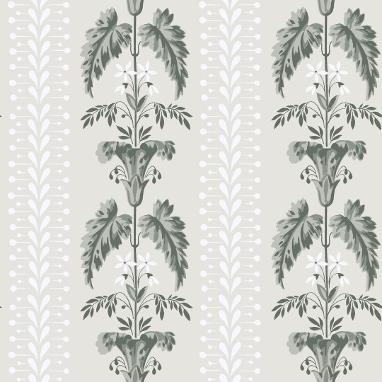 Sandberg 831-28 Lofstad Sophie Spring Green - tapeta w botaniczne pasy
