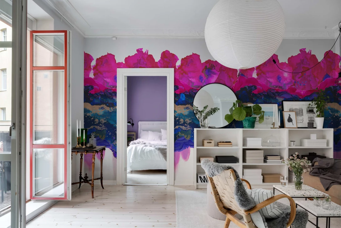Fototapeta Rebel Walls Donedo, Magenta R17971