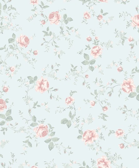 OL / Tapeta Boras Tapeter Newbie 7465 Rose Garden Ogród różany - dostępne 2 rolki