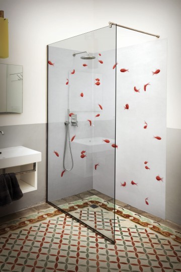 London Art 18511-01 Exclusive 18 Pesci rossi - mural w ryby