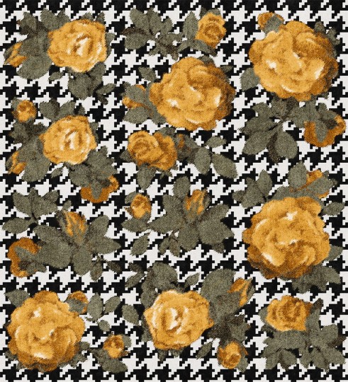 Mural London Art FABRIC ROSES 18513-04