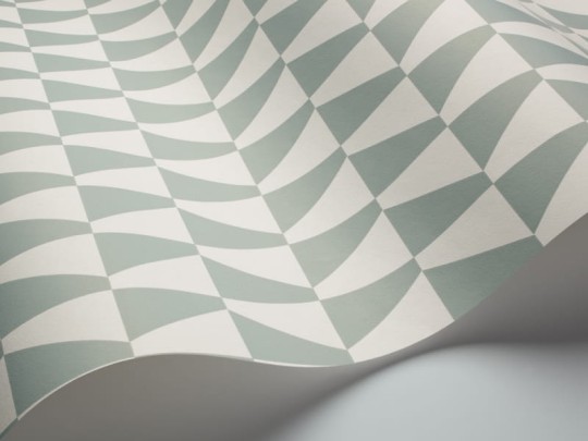 Tapeta Boras Tapeter Scandinavian Designers 2739 Trapez Brudna Zieleń