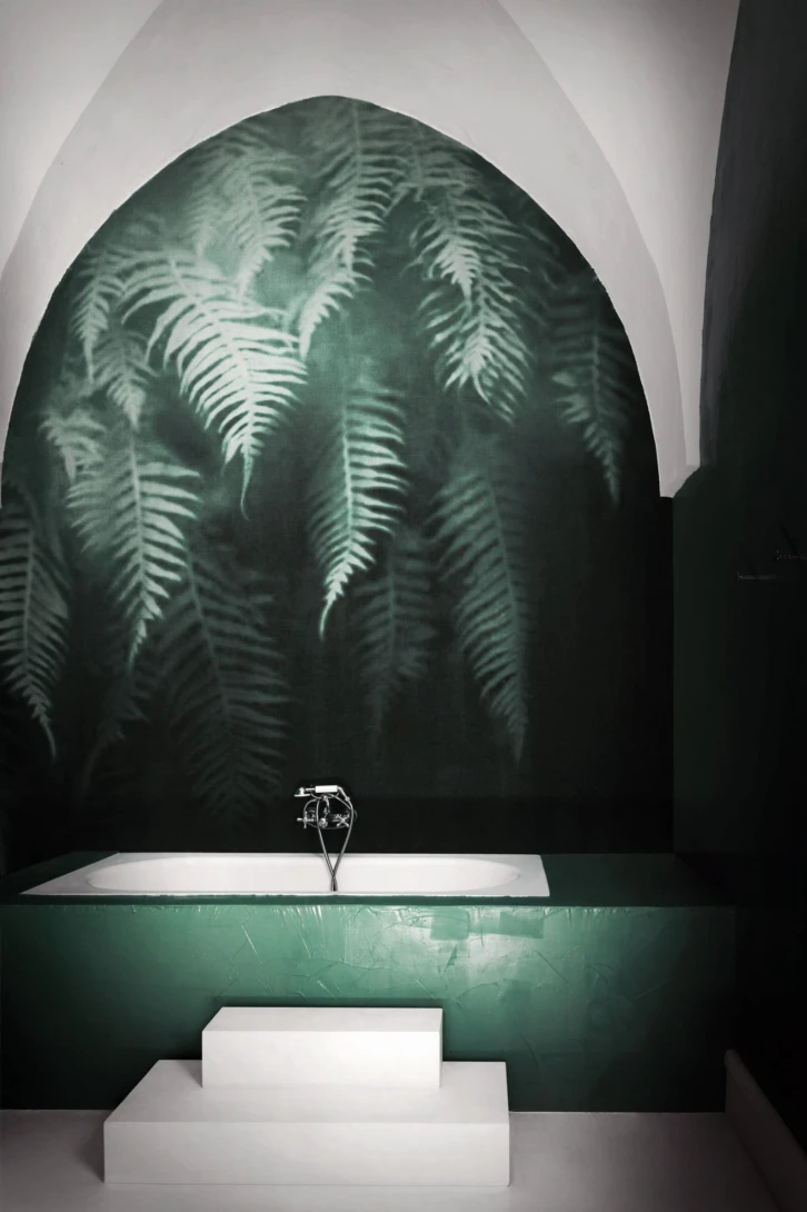 London Art 18517-02 Exclusive 18 The breath of ferns - mural roślinny z paprociami