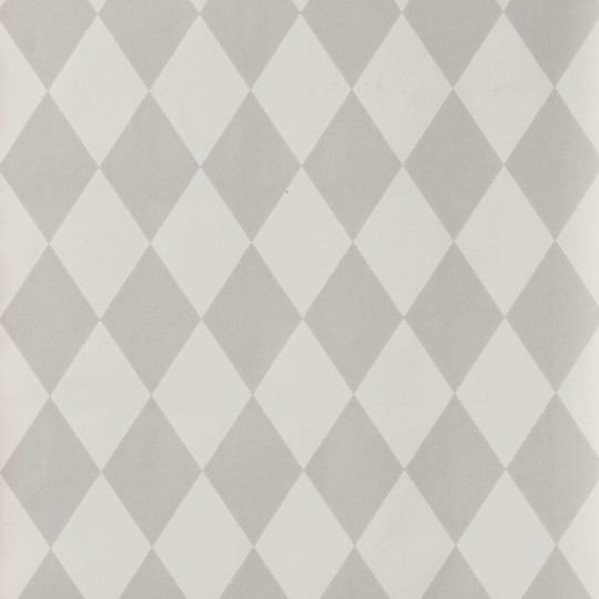 Tapeta Ferm LIVING Harlequin Grey - Szara 150 - Romby