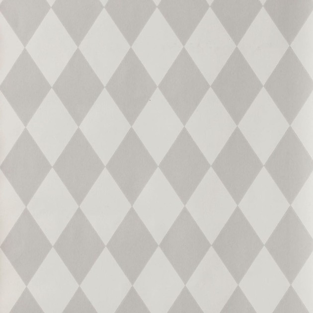Tapeta Ferm LIVING Harlequin Grey - Szara 150 - Romby