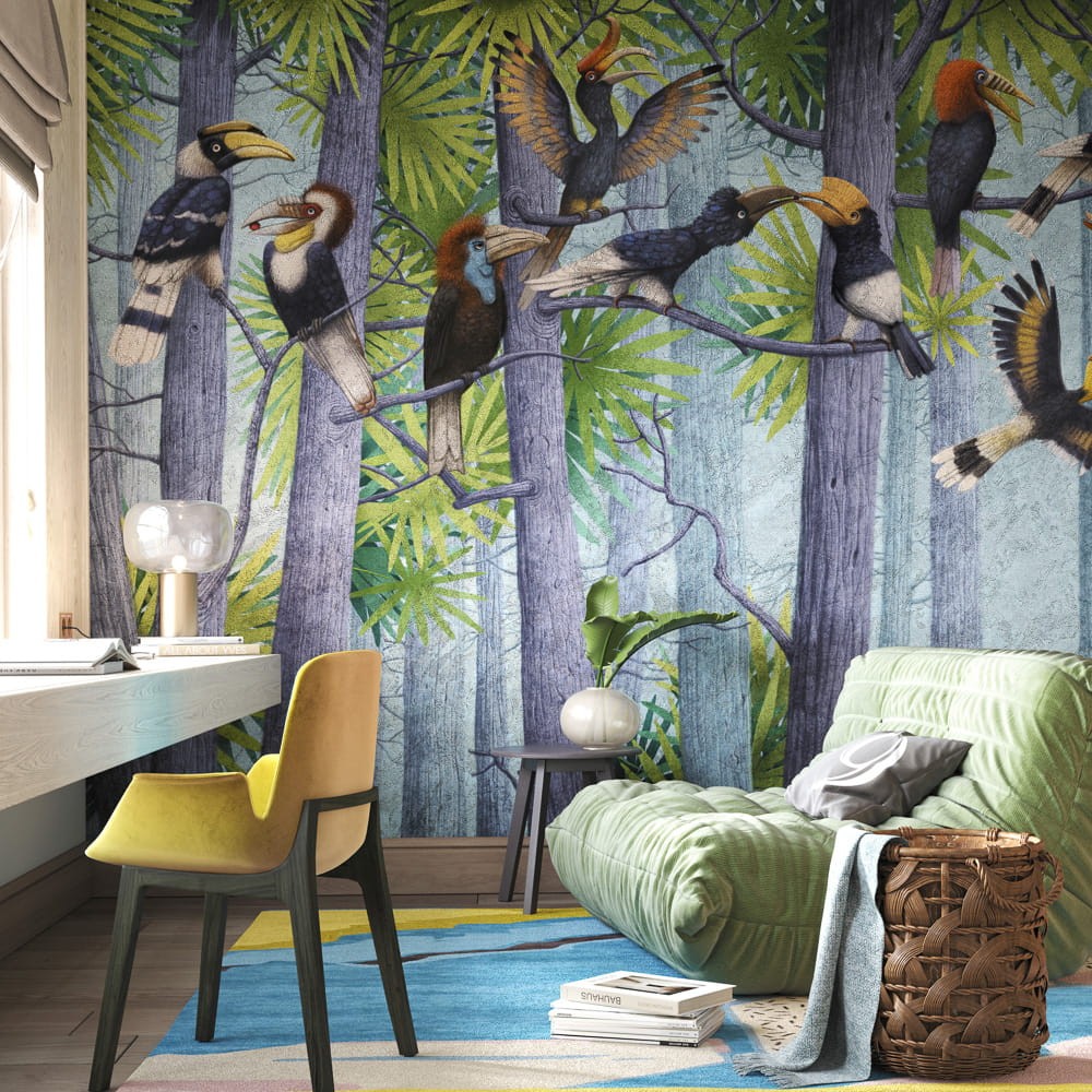 Mural Wonderwall 35 0841 05 Hornbill