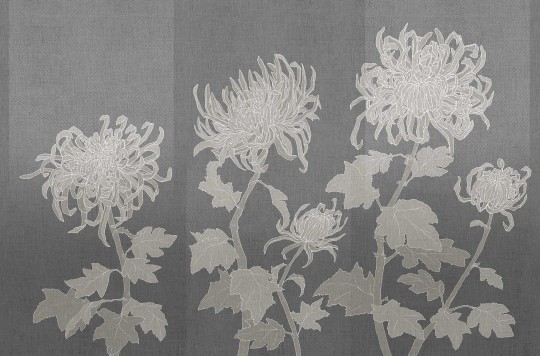Mural Tecnografica Decoratives Kiku CARBON