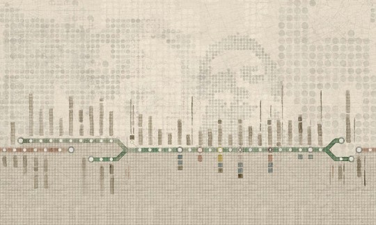 Mural Tecnografica Decoratives Milan Calling JUTA CLASSIC
