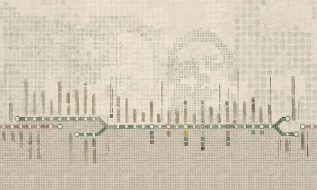 Mural Tecnografica Decoratives Milan Calling JUTA CLASSIC
