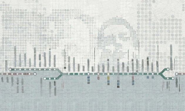 Mural Tecnografica Decoratives Milan Calling DENIM CLASSIC