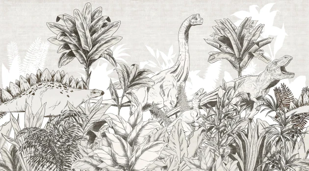 Mural Tecnografica Decoratives Jurassic LINE
