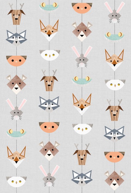 Mural Tecnografica Decoratives Totem GREY