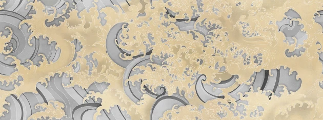 Mural Tecnografica Decoratives Yokai WHITE B