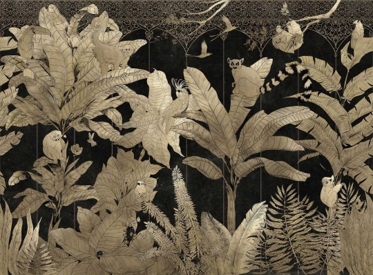 Mural Tecnografica Decoratives Jungle Club GOLD