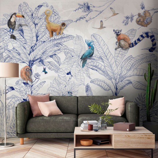 Mural Tecnografica Decoratives Jungle Club GOLD