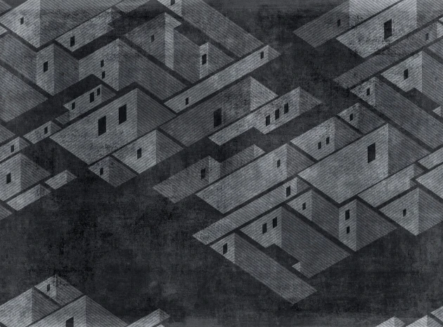 Mural Tecnografica Decoratives Metropolis COAL