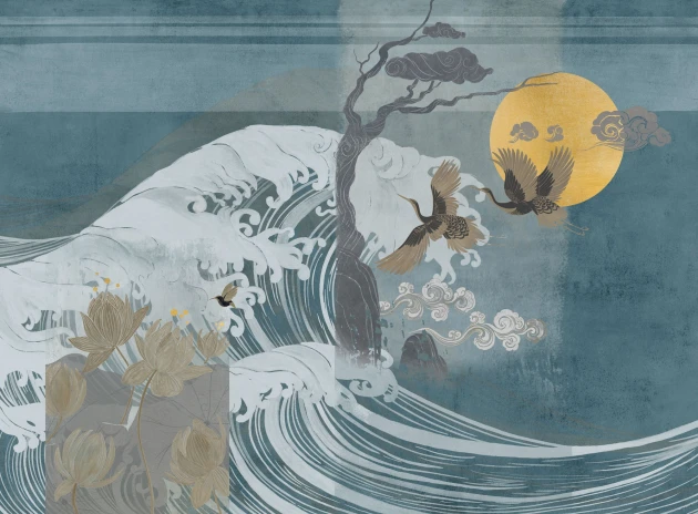 Mural Tecnografica Decoratives Nami GREEN