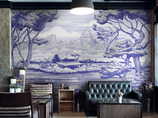 Mural Tecnografica Decoratives Sho BLACK AND WHITE