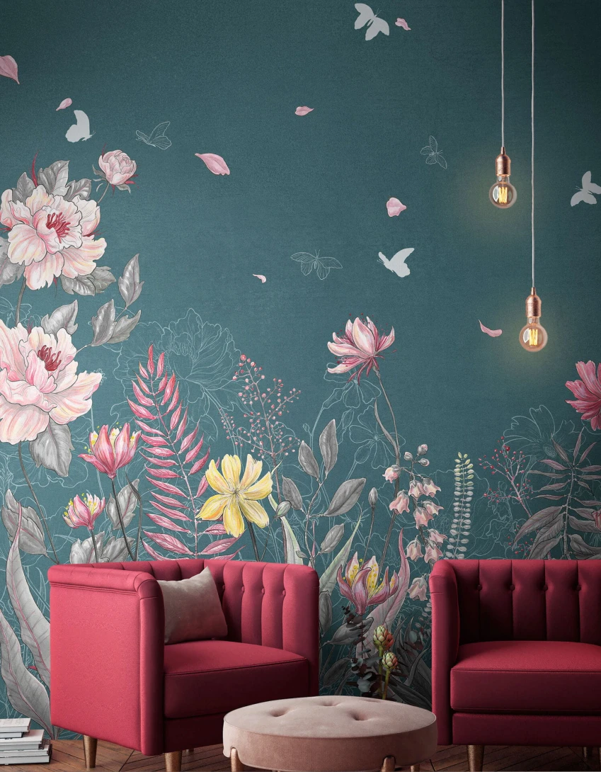 Mural Tecnografica Decoratives Eden PEWTER