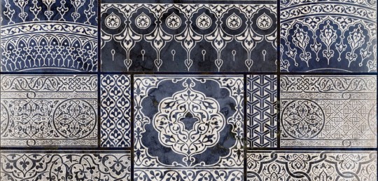 Mural Tecnografica Decoratives Indian Carpet BLUE
