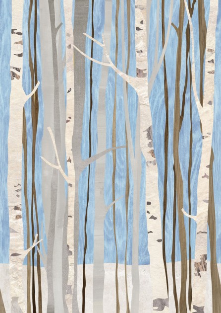 Mural Tecnografica Decoratives Alberi Infinity ACQUA