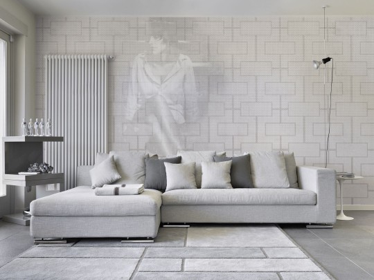 Mural Tecnografica Decoratives Art Vintage ANTHRACITE