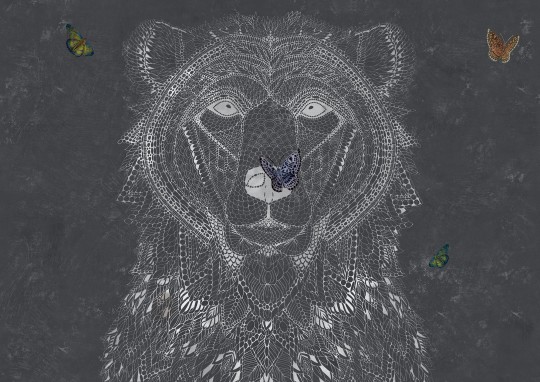 Mural Tecnografica Decoratives Ursidae DARK