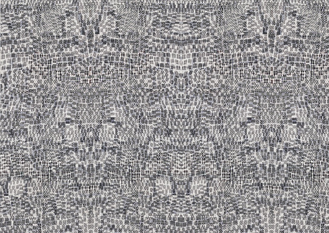 Mural Tecnografica Decoratives Kaleido BLACK AND WHITE