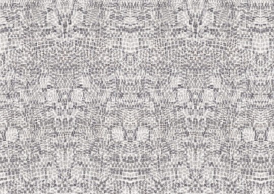 Mural Tecnografica Decoratives Kaleido GREY AND WHITE