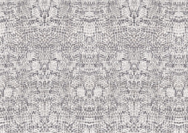Mural Tecnografica Decoratives Kaleido GREY AND WHITE