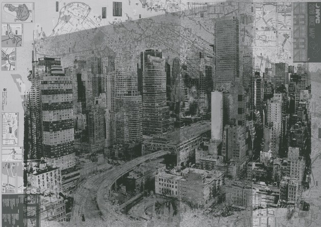 Mural Tecnografica Decoratives Chelsea MONOCHROME