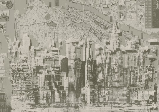 Mural Tecnografica Decoratives Jersey SEPIA