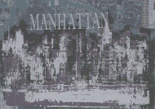 Mural Tecnografica Decoratives Manhattan NEGATIVE