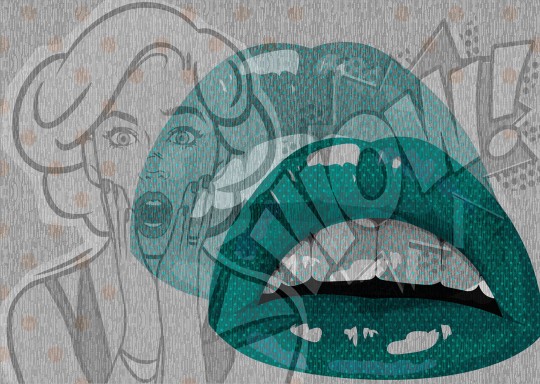 Mural Tecnografica Decoratives Suzie BLUE