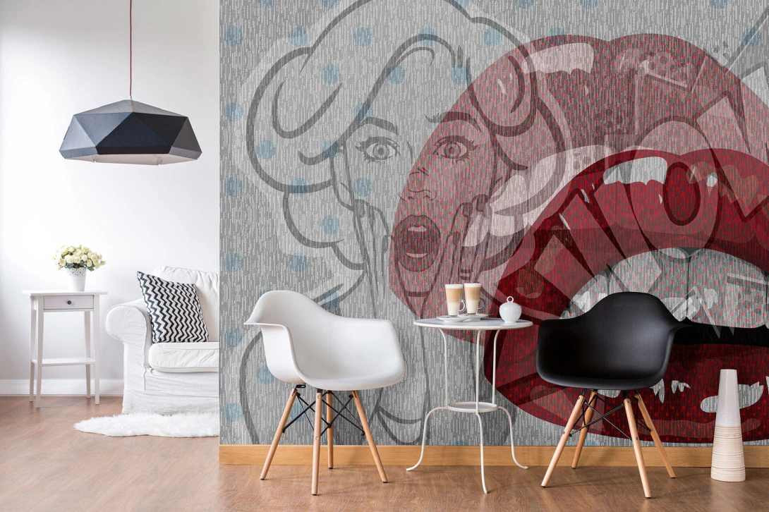 Mural Tecnografica Decoratives Suzie ORANGE